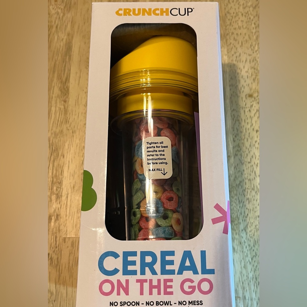 Crunch Cup Cereal On The Go - Portable Snack Cup